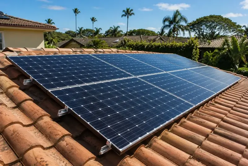 Installation de panneaux solaires à Saint-Hippolyte